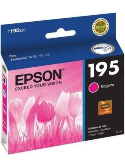 CARTUCHO EPSON 195 MAGENTA 210 PAGINAS - Image 2