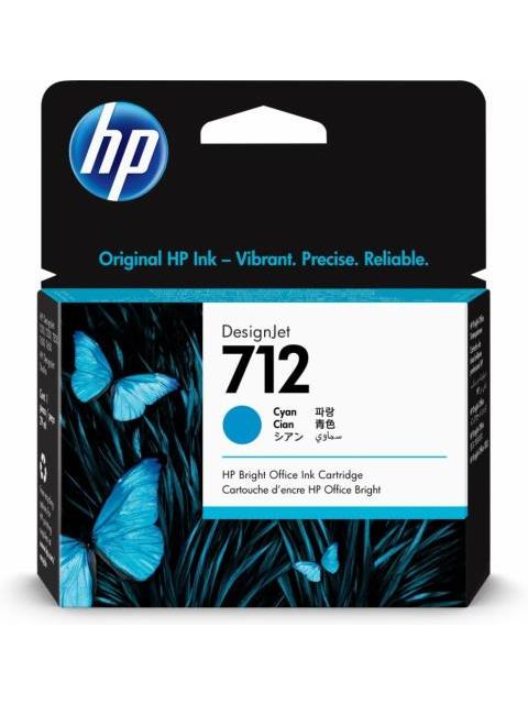 CARTUCHO HP 712 CYAN ORIGINAL 29ML