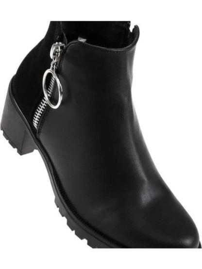 BOTIN CON CIERRE NEGRO VIVIS SHOES KIDS - Image 4