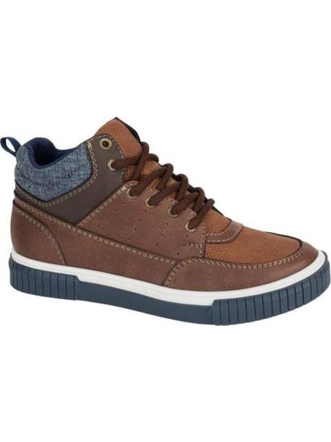 CASUAL BOTIN SUELA BICOLOR COGNAC BLASITO