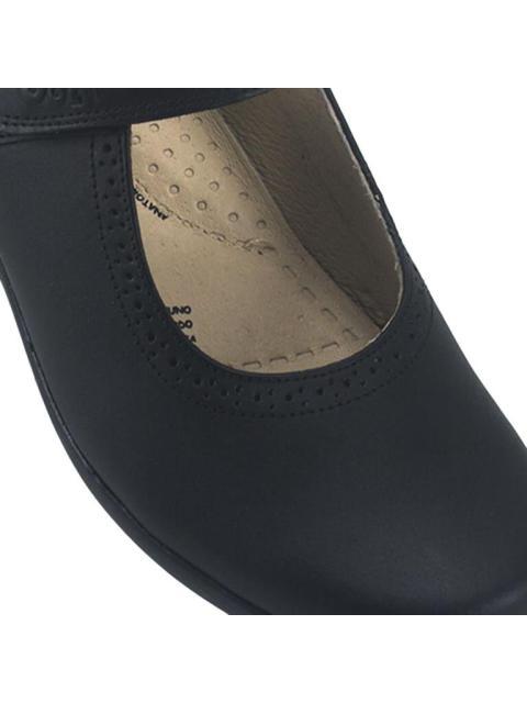 ZAPATO ESCOLAR DE PIEL NEGRO DOGI - Image 4