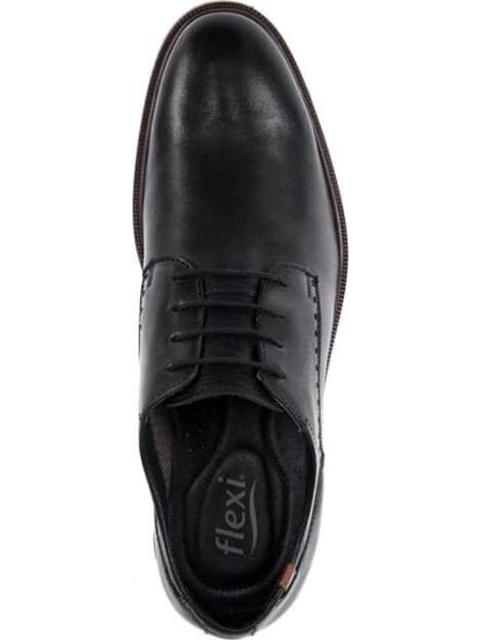 ZAPATO CASUAL DERBY NEGRO FLEXI - Image 5