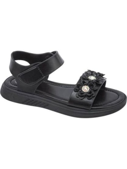 SANDALIA FLORES NEGRO VIVIS SHOES KIDS - Image 2