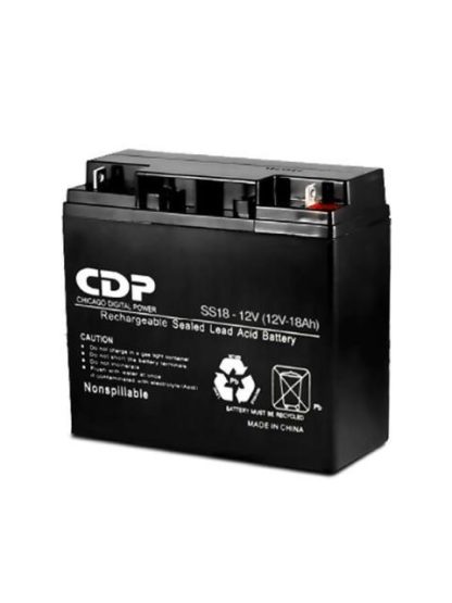 CDP BATERIA SELLADA SS18-12 VRLA 18000MAH 12V NEGRO