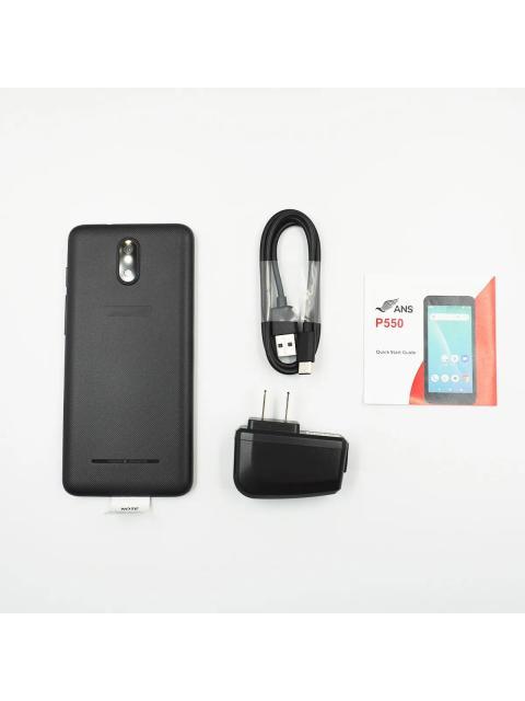 CELULAR ECONOMICO ANS P550 16GB - 2GB RAM NUEVO BLACK NEGRO - Image 4