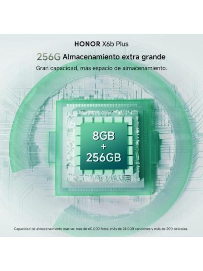 CELULAR HONOR X6B PLUS 256 GB 8GB RAM VERDE FORESTA - Image 4
