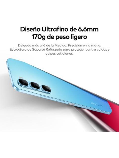 CELULAR INFINIX HOT 60 PRO AI PHONE DUAL SIM PLATEADO 8 GB RAM 256 GB ROM 6.78 AMOLED 1.5K 144 HZ BATTERY 5160 MAH CARGA RAPIDA 45 W DISEñO ULTRAFINO DE 6.6 MM IP64 - Image 5