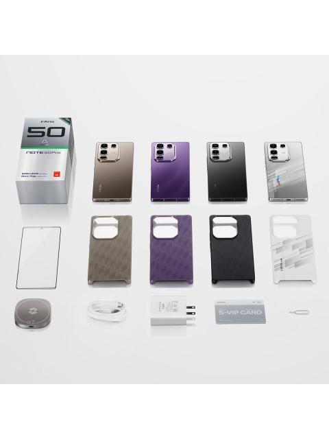 CELULAR INFINIX NOTE 50 PRO AI PHONE SOMBRA NEGRO 256GB ROM 8+8GB RAM BIO-ACTIVE HALO AI 90W CARGA SUPERRAPIDA AMOLED 144HZ 30W INALAMBRICA 6.78 - Image 9