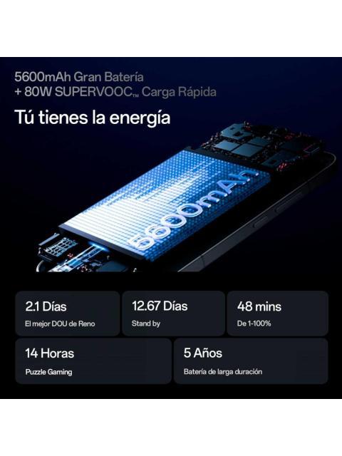 CELULAR OPPO RENO13 5G 12GB RAM 512GB ALMACENAMIENTO INTERNO AZUL LUMINOSO FOTOGRAFIA ACUATICA - Image 6