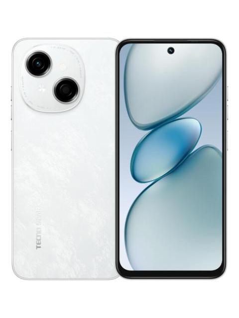 CELULAR TECNO SPARK GO 1 4GB RAM 128GB ROM GLITTERY WHITE DUAL SIM