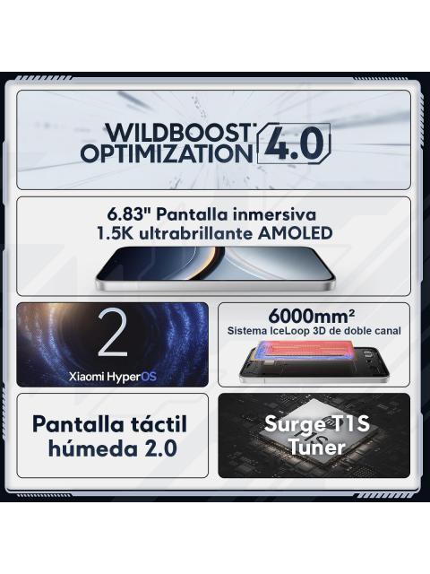 CELULAR XIAOMI POCO F7 DUAL SIM 512 GB 12 GB RAM COLOR BLANCO - Image 3