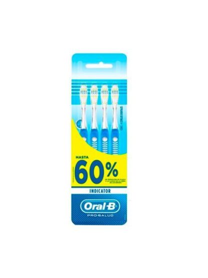 CEPILLO ORAL B INDICATOR TIRA 4 PZ