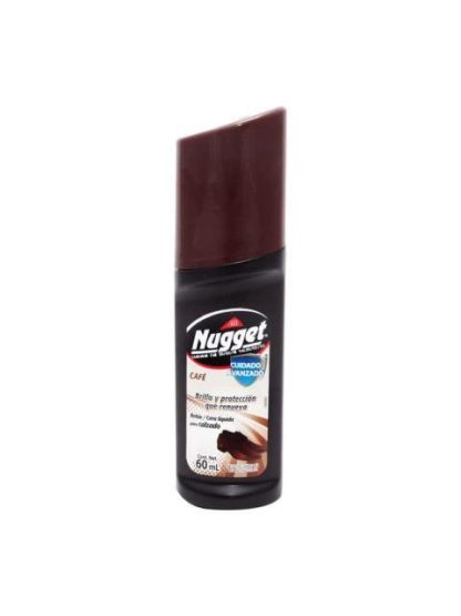 CERA PARA CALZADO NUGGET LIQUIDA CAFE 60 ML