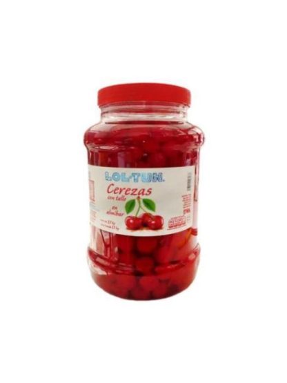 CEREZAS EN ALMIBAR CON TALLO LOLITROUN 3.5 KG