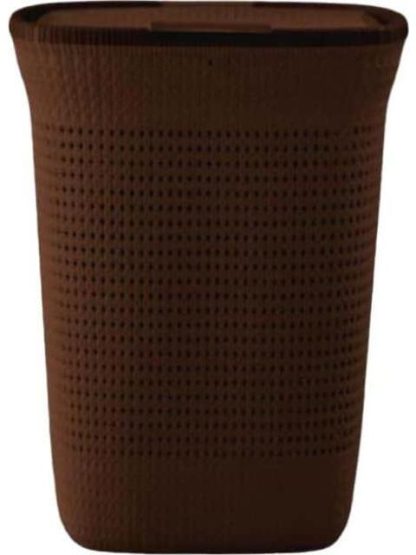 CESTO DE PLASTICO CHOCOLATE YULIANA