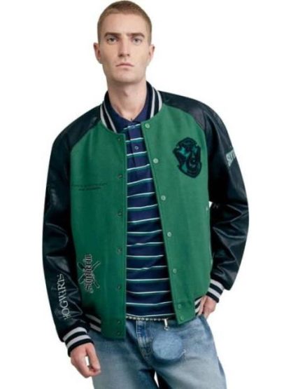 CHAMARRA BOMBER SLYTHERIN VERDE HARRY POTTER