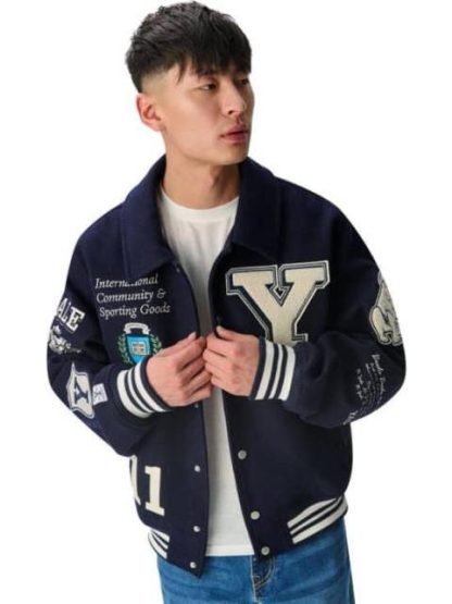 CHAMARRA BOMBER YALE AZUL YALE UNIVERSITY - Image 3