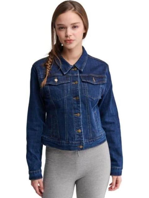 CHAMARRA DE MEZCLILLA AZUL INDIGO HOLLY LAND