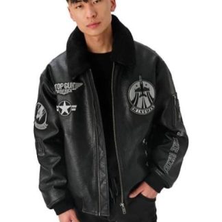 CHAMARRA TOP GUN NEGRO TOP GUN