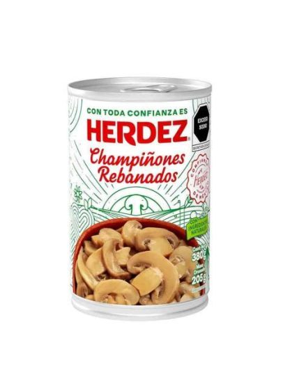 CHAMPIÑONES HERDEZ REBANADOS 380 G