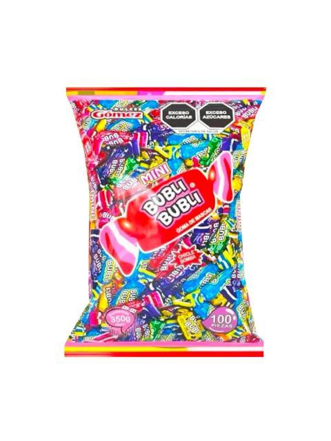 CHICLE BUBLI BUBLI SABORES SURTIDOS BOLSA CON 100 PIEZAS