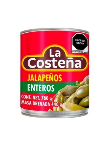 CHILES JALAPEÑOS LA COSTEÑA 780 GR