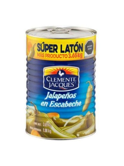 CHILES JALAPEÑOS LATON CLEMENTE J. 3.65 KG