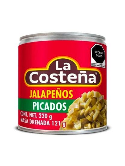 CHILES JALAPEÑOS PICADOS LA COSTEÑA 220 GR