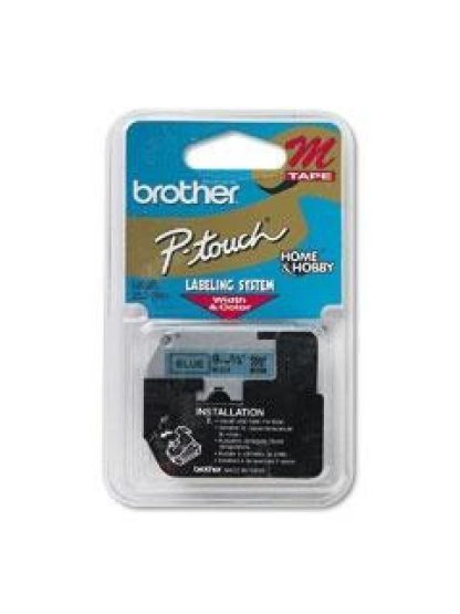 CINTA BROTHER M521 NEGRO SOBRE AZUL 9MM X 8M
