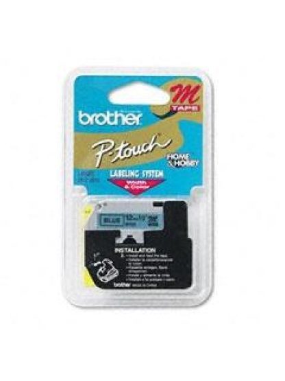 CINTA BROTHER M531 NEGRO SOBRE AZUL 12MM X 8M