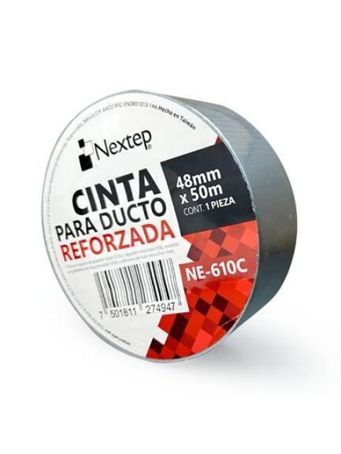 CINTA NEXTEP NE610C PARA DUCTOS REFORZADA 48MM X 50MM METROS