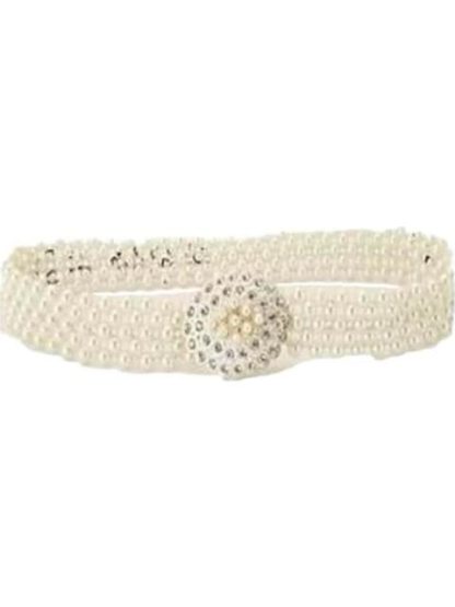 CINTURON TEXTURA CREMA HOLLY LAND