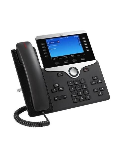 CISCO TELEFONO IP CON PANTALLA 5 8841 ALAMBRICO ALTAVOZ NEGRO-PLATA - ¡REQUIERE LICENCIA CONSULTA CON SERVICIO AL CLIENTE!