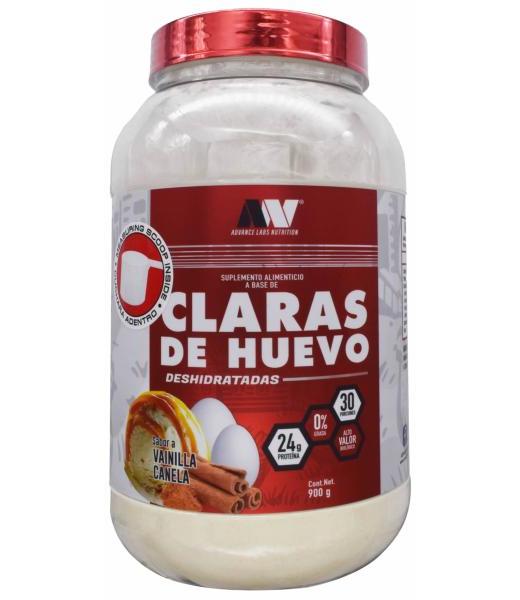 CLARAS DE HUEVO DESHIDRATADAS VAINILLA CANELA 900 G ADVANCE NUTRI