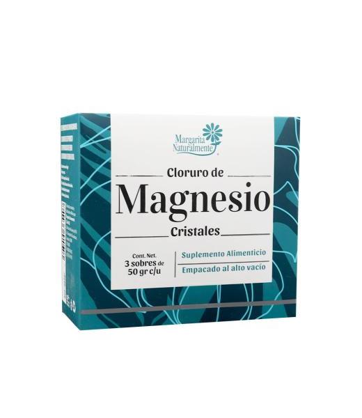 CLORURO DE MAGNESIO EN CRISTALES 3 SOBRES DE 50GR C U MARGARITA SANAMENTE