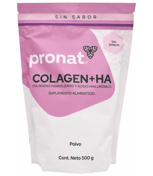 COLAGENO HIDROLIZADO ACIDO HIALURONICO 500 G PRONAT