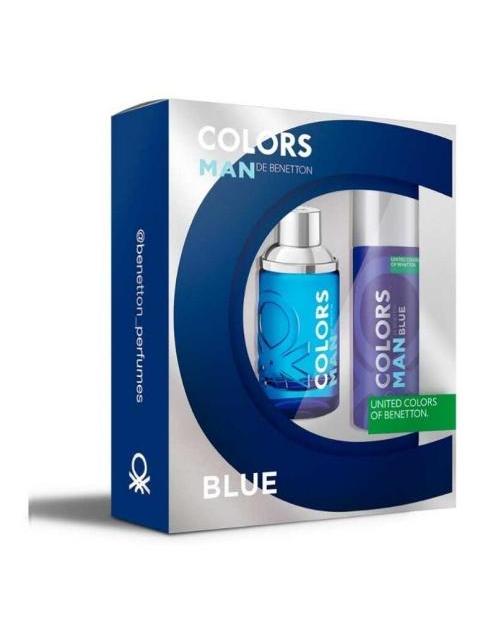 COLORS DE BENETTON MAN BLUE BENETTON 2PZ 100ML EDT - HOMBRE