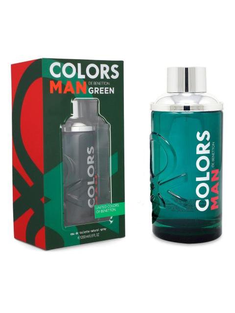 COLORS MAN GREEN 200 ML EDT SPRAY DE BENETTON