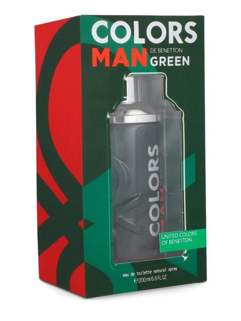 COLORS MAN GREEN 200ML EDT SPRAY - Image 3