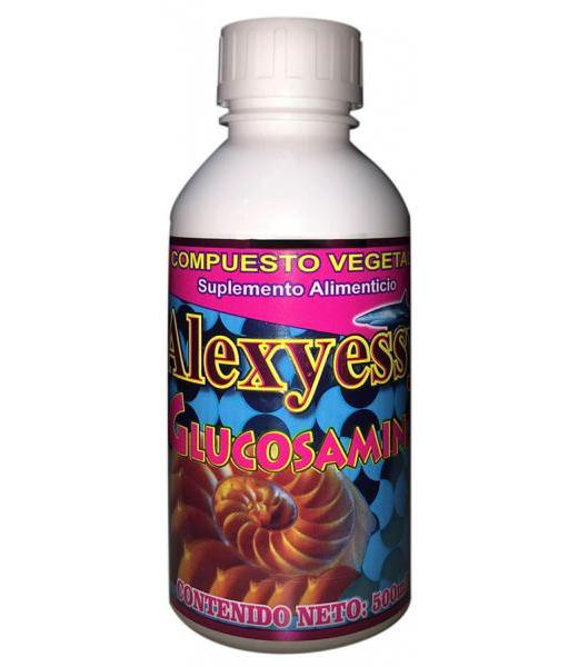 COMPUESTO VEGETAL GLUCOSAMINA 500 ML. ALEXJESSY OSTEOPOROSIS ARTR NUTRY SALUD
