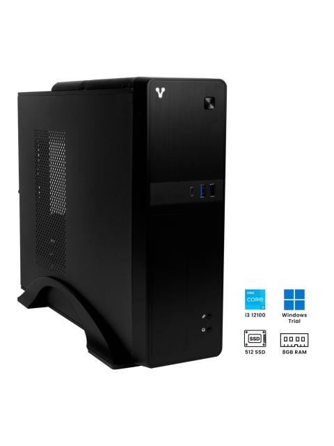 COMPUTADORA VORAGO SLIMBAY 5 CORE I3 12100 8GB 512GB SSD NODVD WIN TRIAL INCLUYE TECLADO Y MOUSE - 3 ANOS DE GARANTIA - Image 5