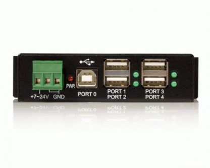 STARTECH  ROBUSTO CONCENTRADOR USB 2.0 4 PUERTOS 480 MBIT-S NEGRO - Image 2