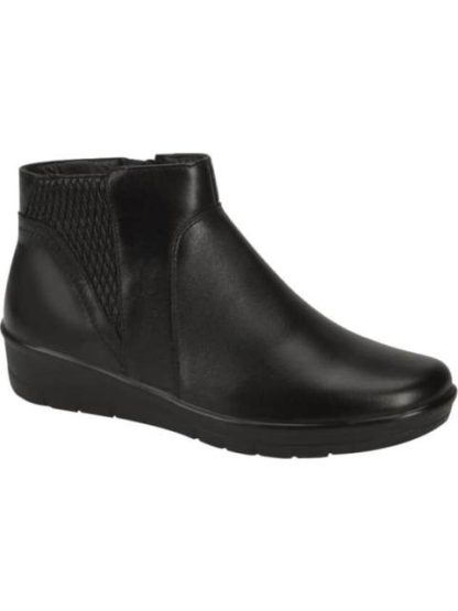 BOTIN DE PIEL NEGRO CALZADO PAZSTOR - Image 2