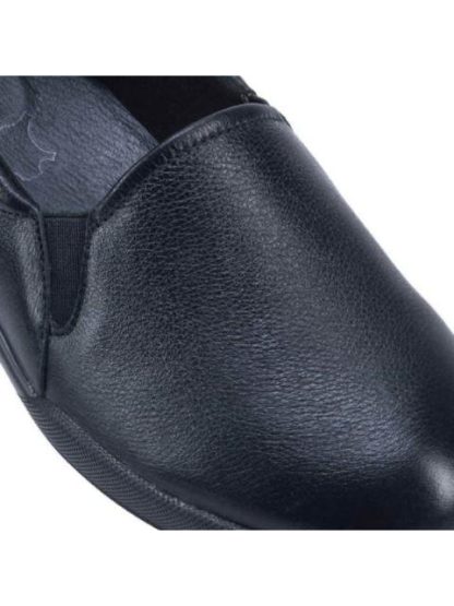 MOCASIN DE PIEL NEGRO FLEXI - Image 4