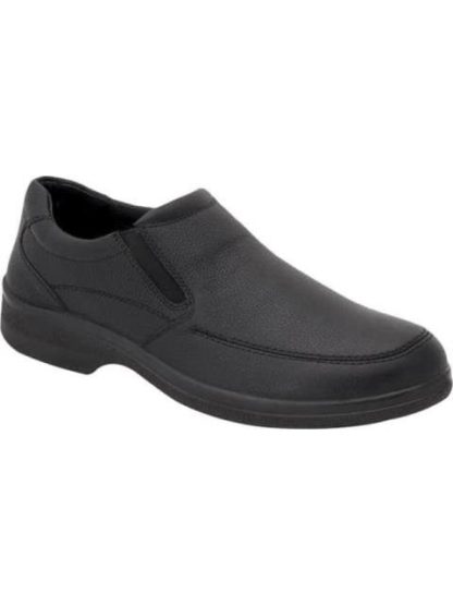 MOCASIN DE PIEL CON ELASTICO NEGRO FLEXI - Image 2