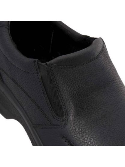 MOCASIN DE PIEL CON ELASTICO NEGRO FLEXI - Image 4