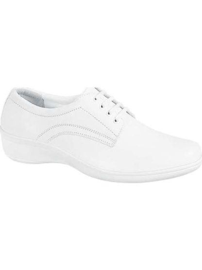 ZAPATO DE SERVICIO DE PIEL BLANCO FLEXI - Image 4