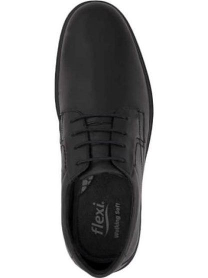 ZAPATO CASUAL DE PIEL DERBY NEGRO FLEXI - Image 5