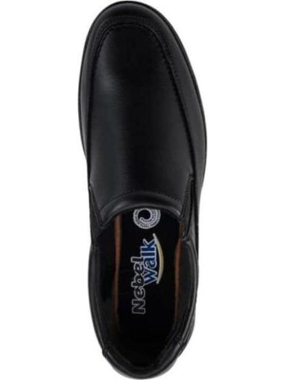 MOCASIN CONFORT AJUSTE ELASTICO NEGRO NEBEL WALK - Image 5