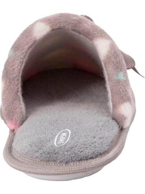 PANTUFLA DE PELUCHE GRIS SHOSH CONFORT - Image 3